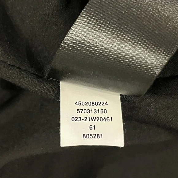 White House Black Market Black Faux Suede Moto Jacket - Silver Hardware Sz 8 - Picture 11 of 14